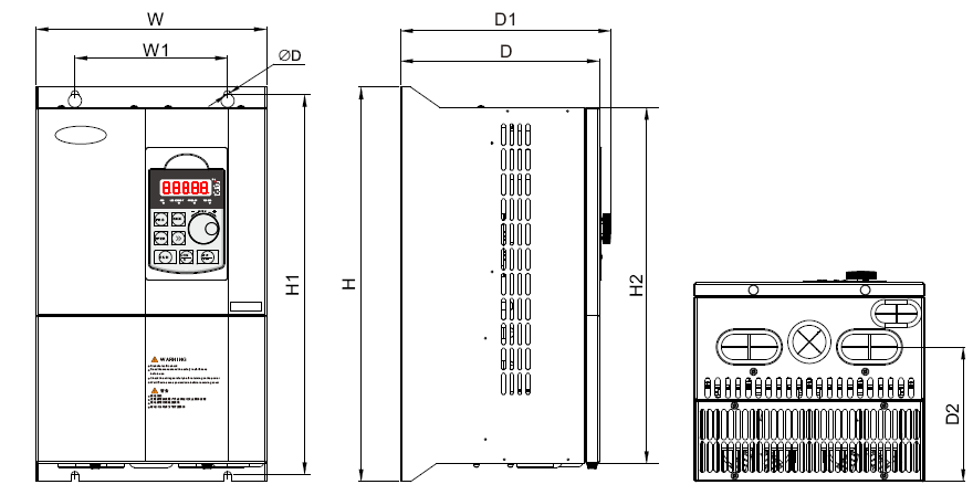 HV480 Серија високоперформансен фреквентен регулатор - Image 4