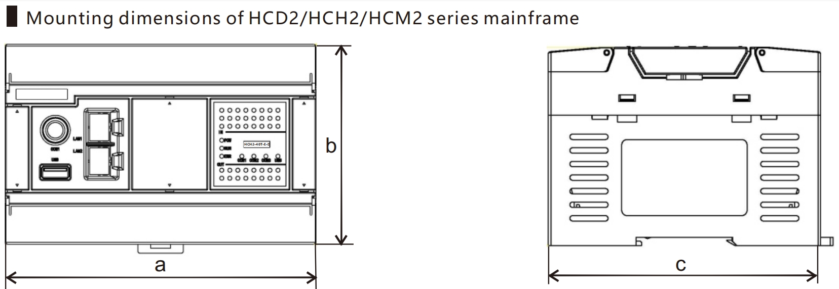 HCH2 Серија PLC контролер од картичен тип со EtherCAT - Image 2