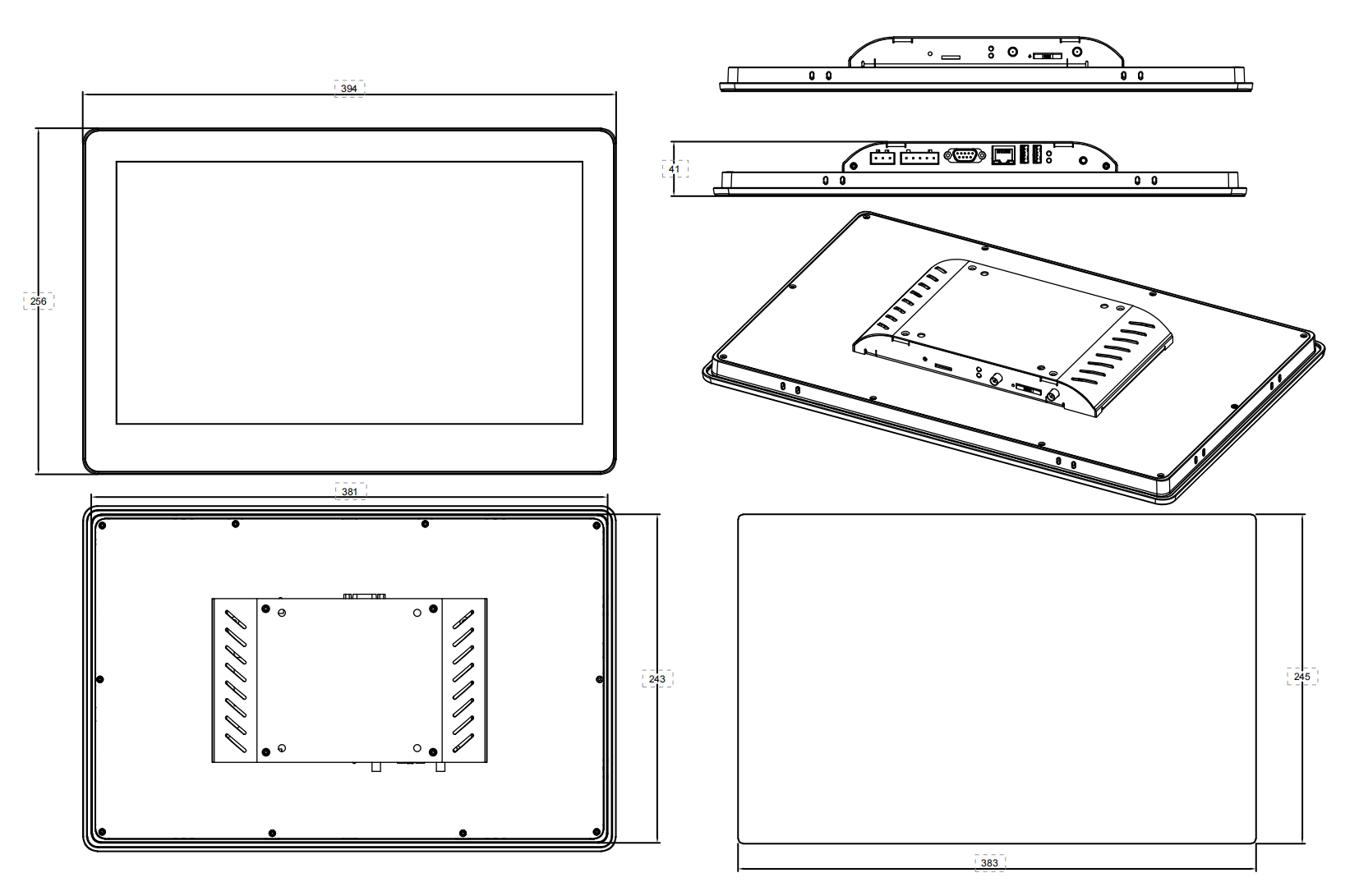 HT3000-D Серија IoT HMI панел - Image 4